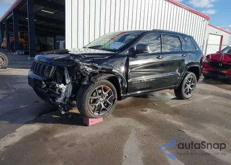 2021 Jeep Grand Cherokee 80Th Anniversary 4X4 z USA, uszkodzony, nr VIN 1C4RJFBG4MC780641
